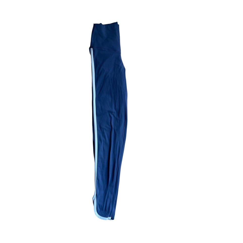 Aerie Offline Real Me Xtra High Rise 7/8 Leggings Blue Side Stripe XS/TP - Picture 4 of 6